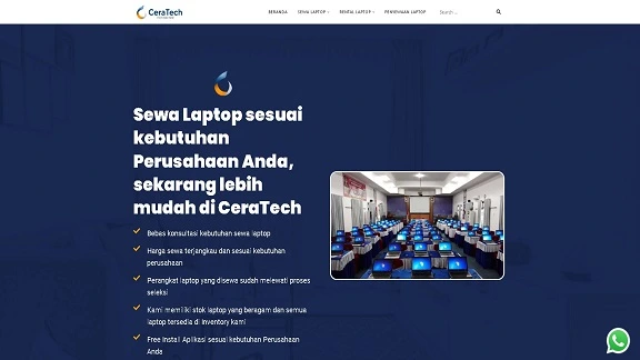 sewa laptop ceratech