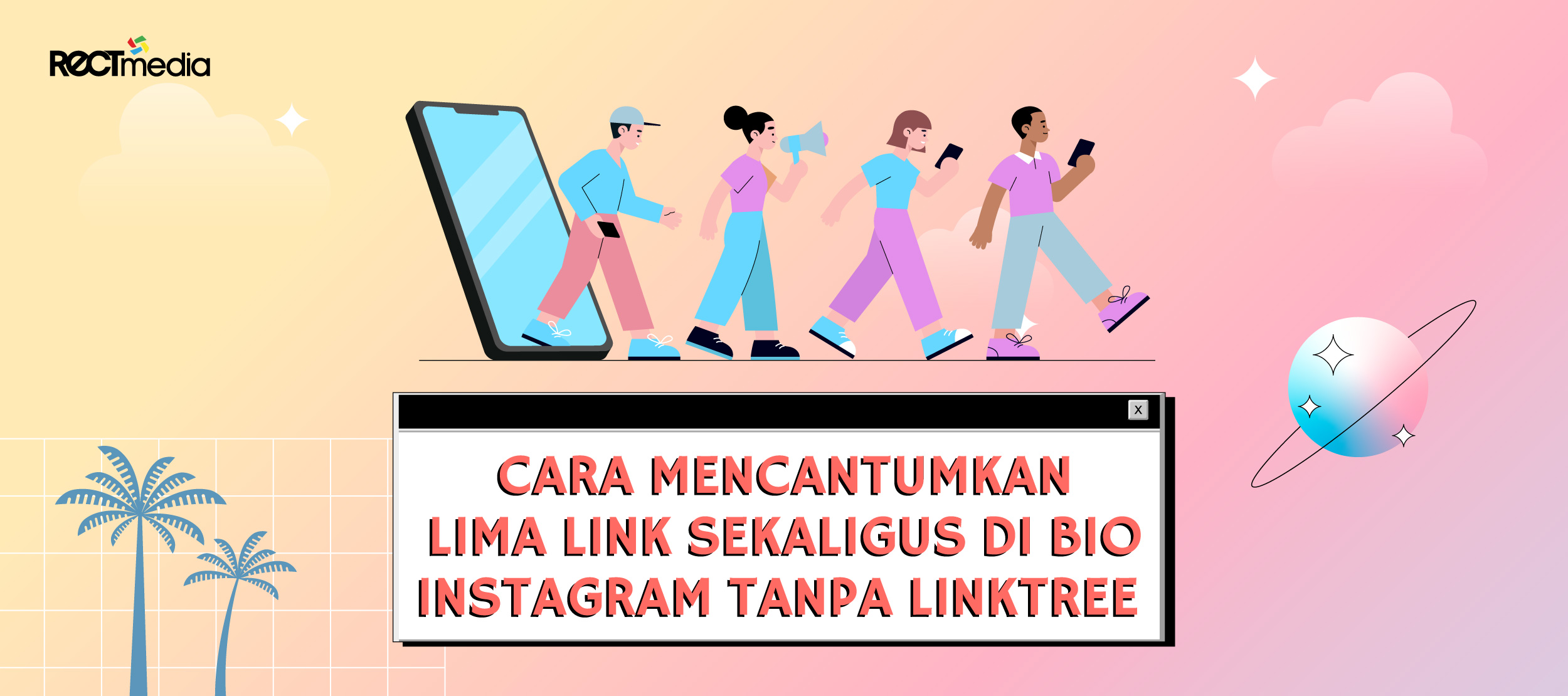 cara mencantumkan link bio instagram tanpa linktree
