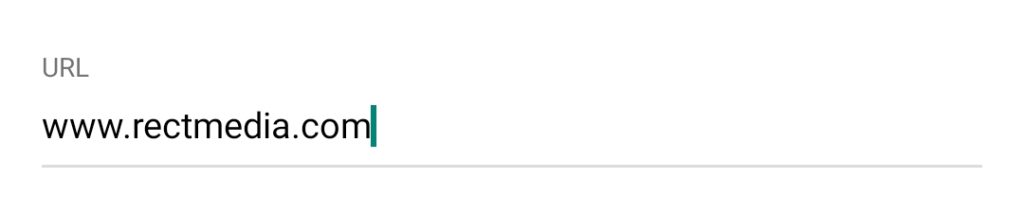 masukkan link url