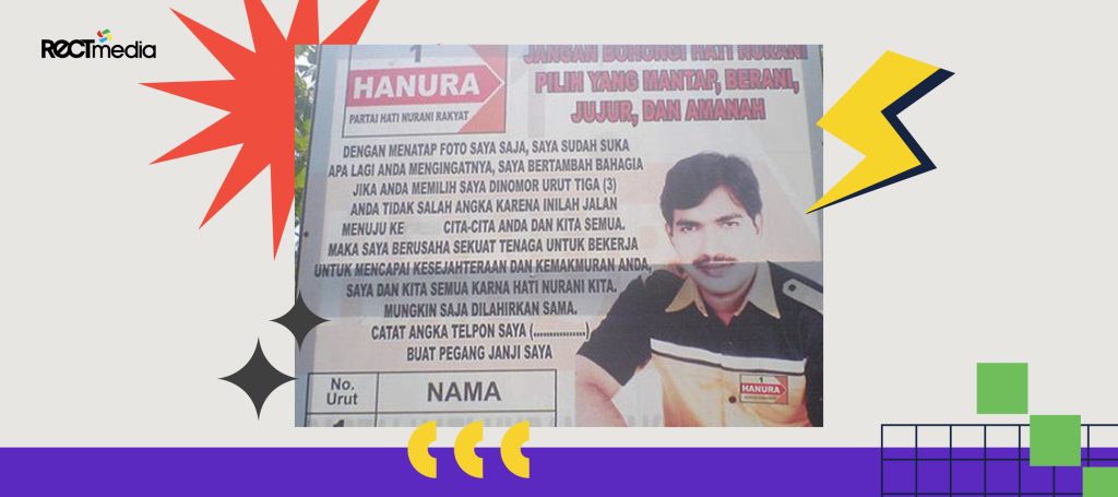 baliho caleg lucu hanura