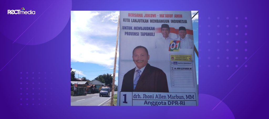 contoh baliho caleg demokrat.