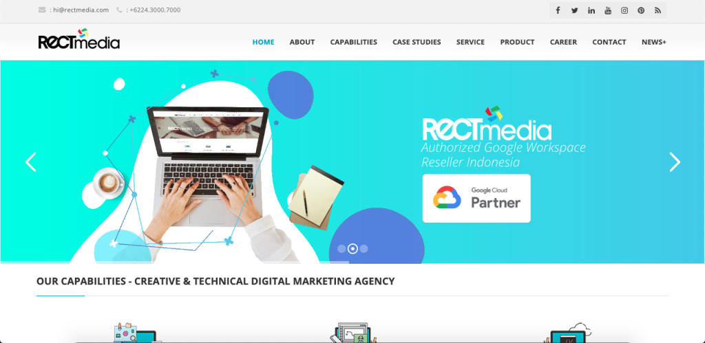 website perusahaan