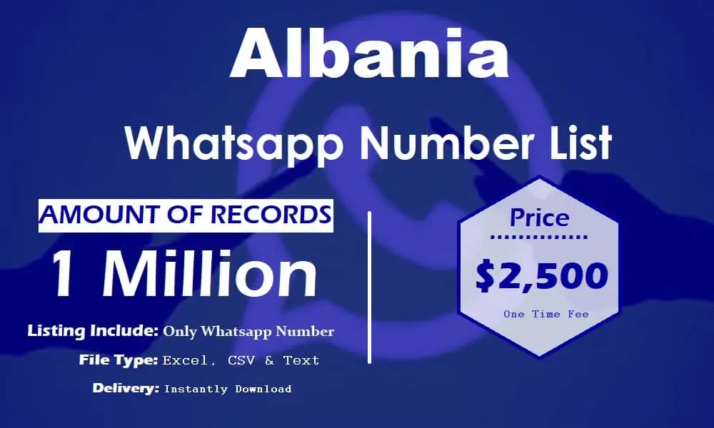 Albania whatsapp number list