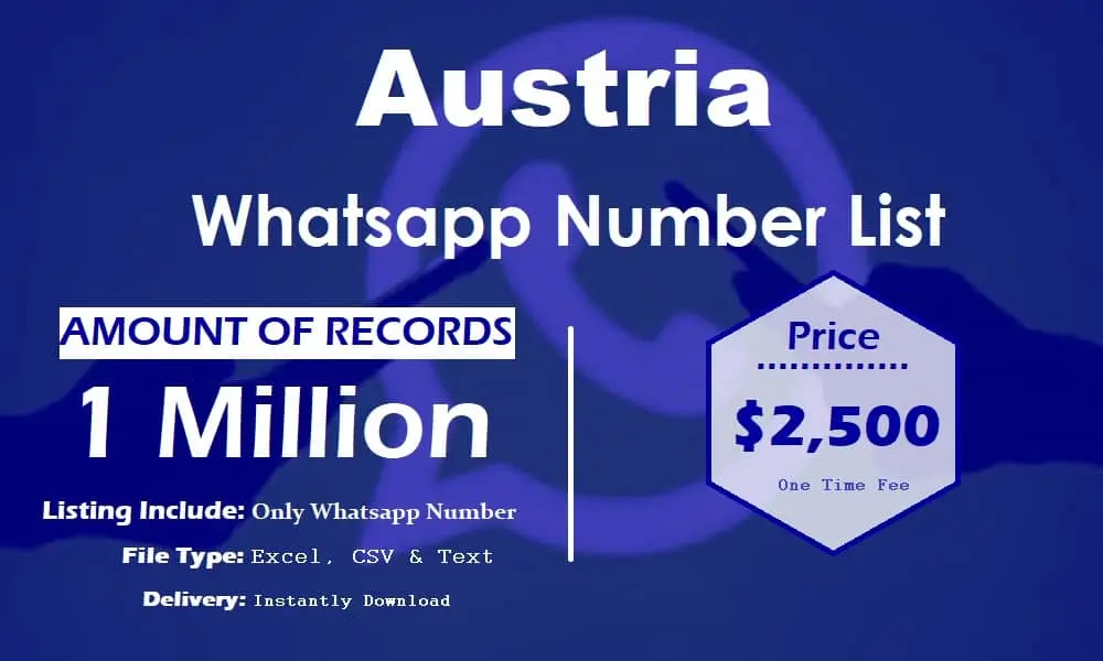 Austria whatsapp number list