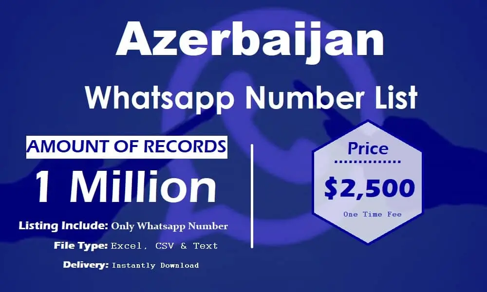 Azerbaijan whatsapp number list