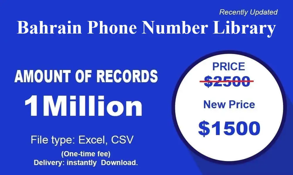 Bahrain phone number library
