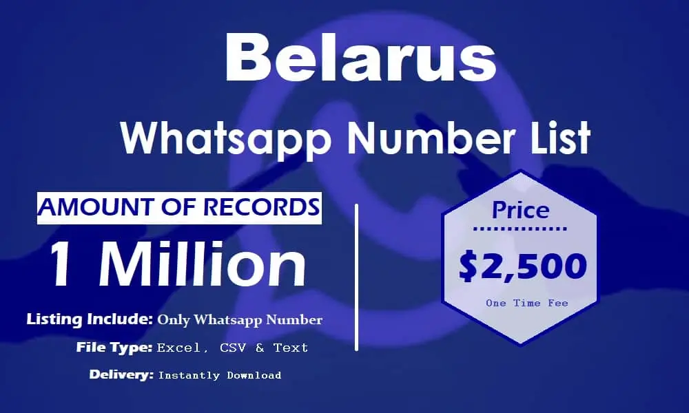 Belarus whatsapp number list