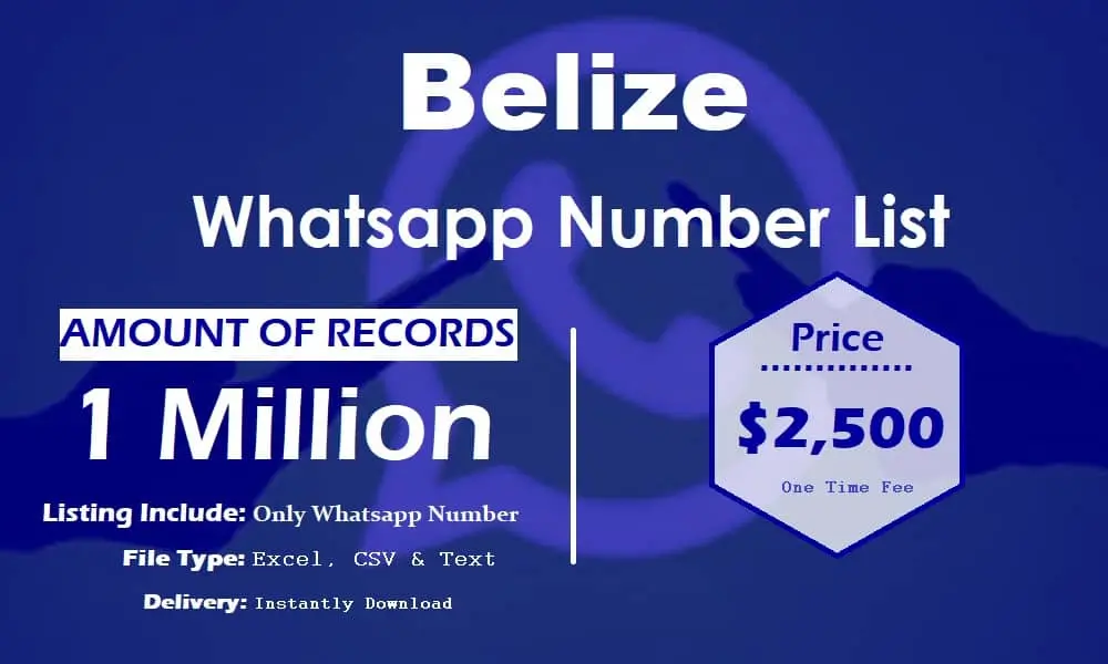 Belize whatsapp number list