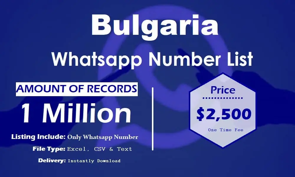 Bulgaria whatsapp number list