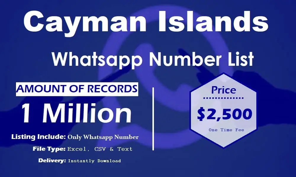Cayman Islands whatsapp number list
