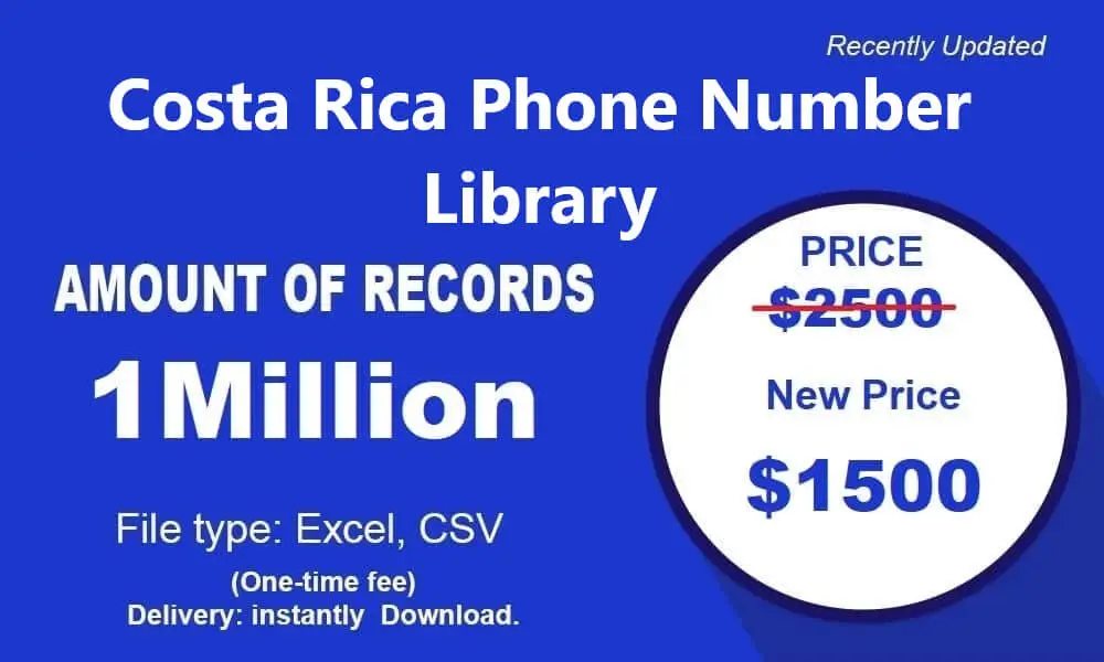 costa rica phone number library
