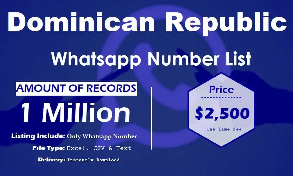 Dominican whatsapp number list