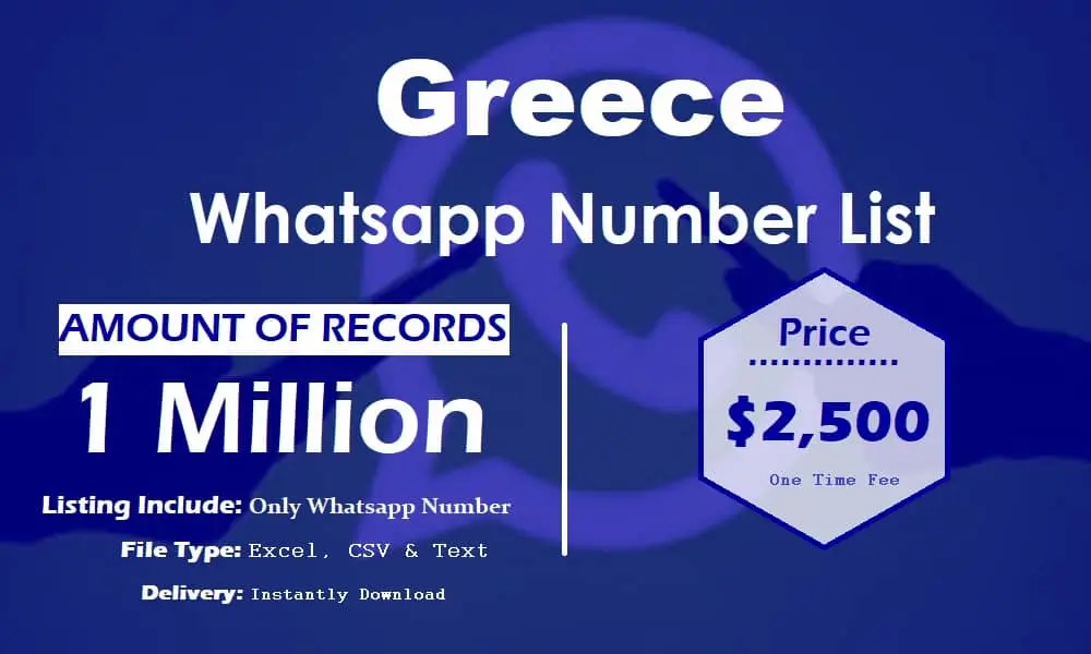 Greece whatsapp number list