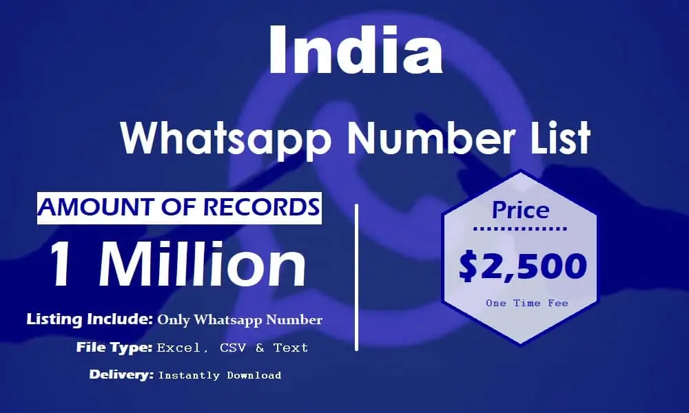 India whatsapp number list