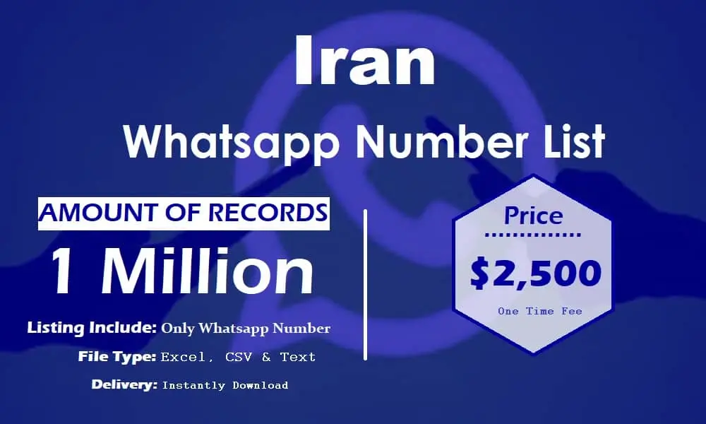 Iran whatsapp number list