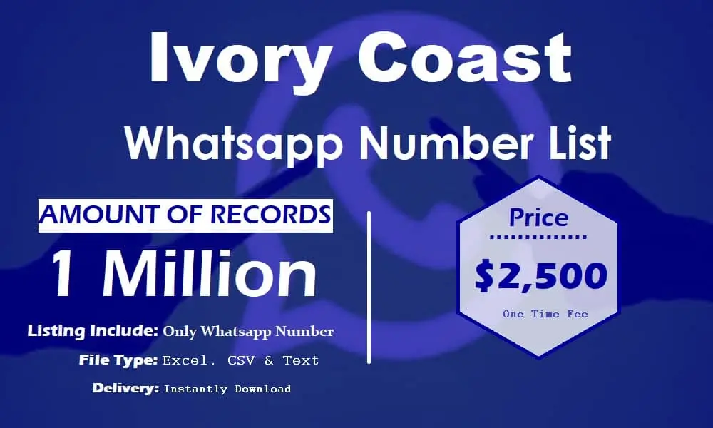 Ivory Coast whatsapp number list