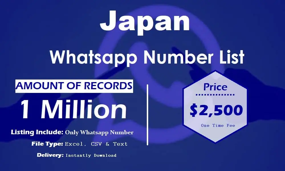 Japan whatsapp number list