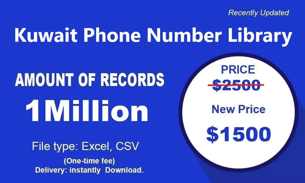 Kuwait phone number library