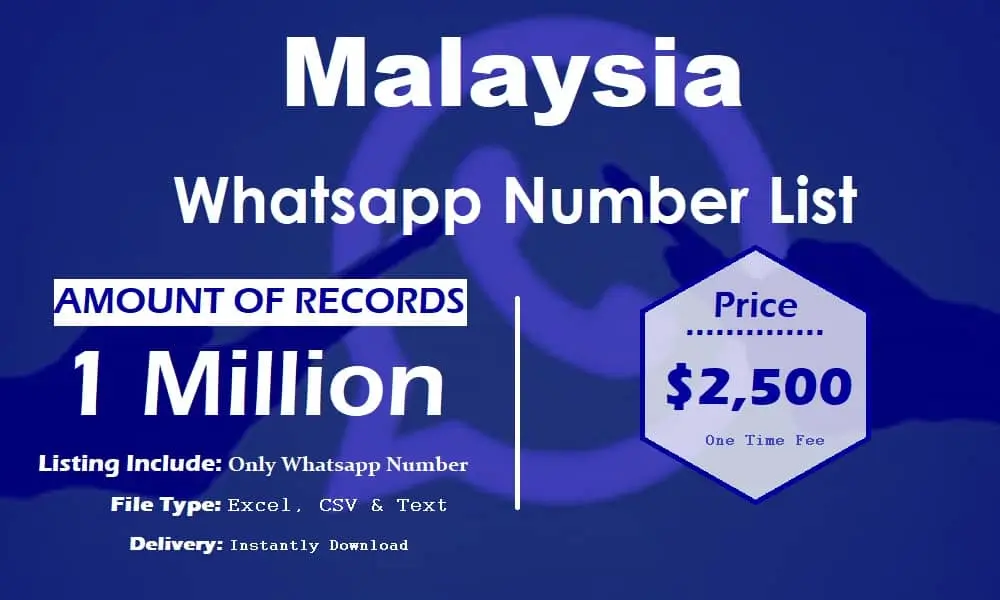Malaysia whatsapp number list