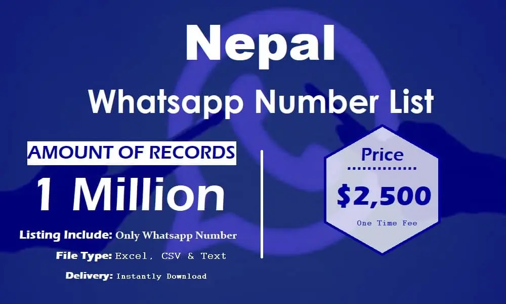 Nepal whatsapp number list