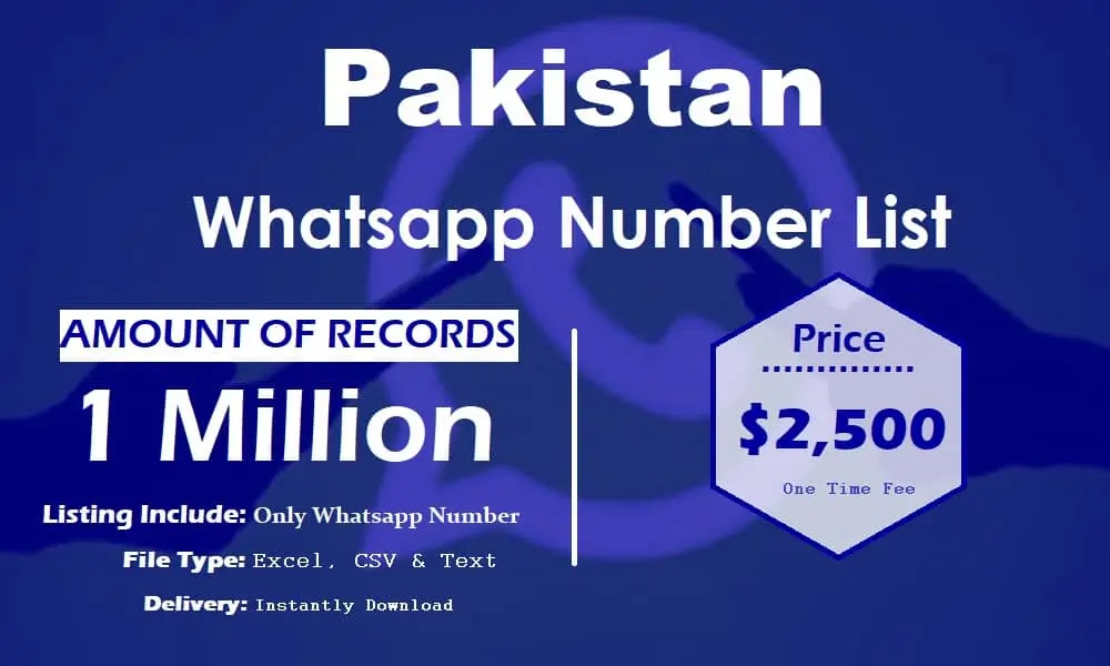 Pakistan whatsapp number list