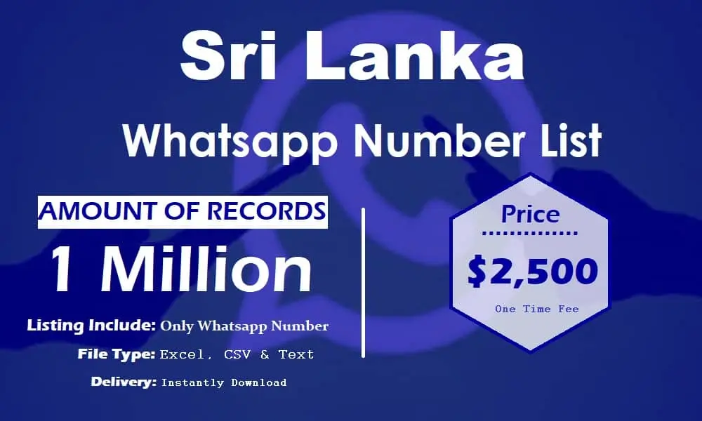 Sri Lanka whatsapp number list