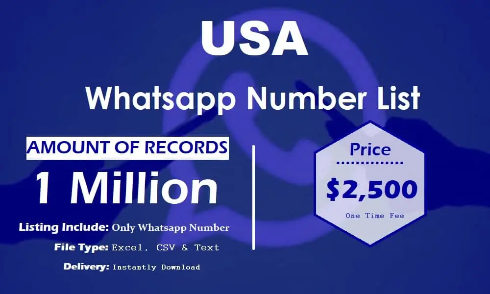 USA whatsapp number list