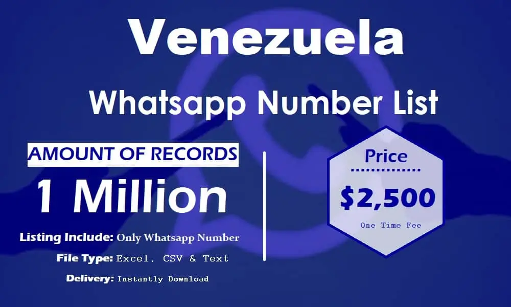 Venezuela whatsapp number list