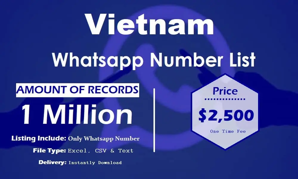 Vietnam whatsapp number list